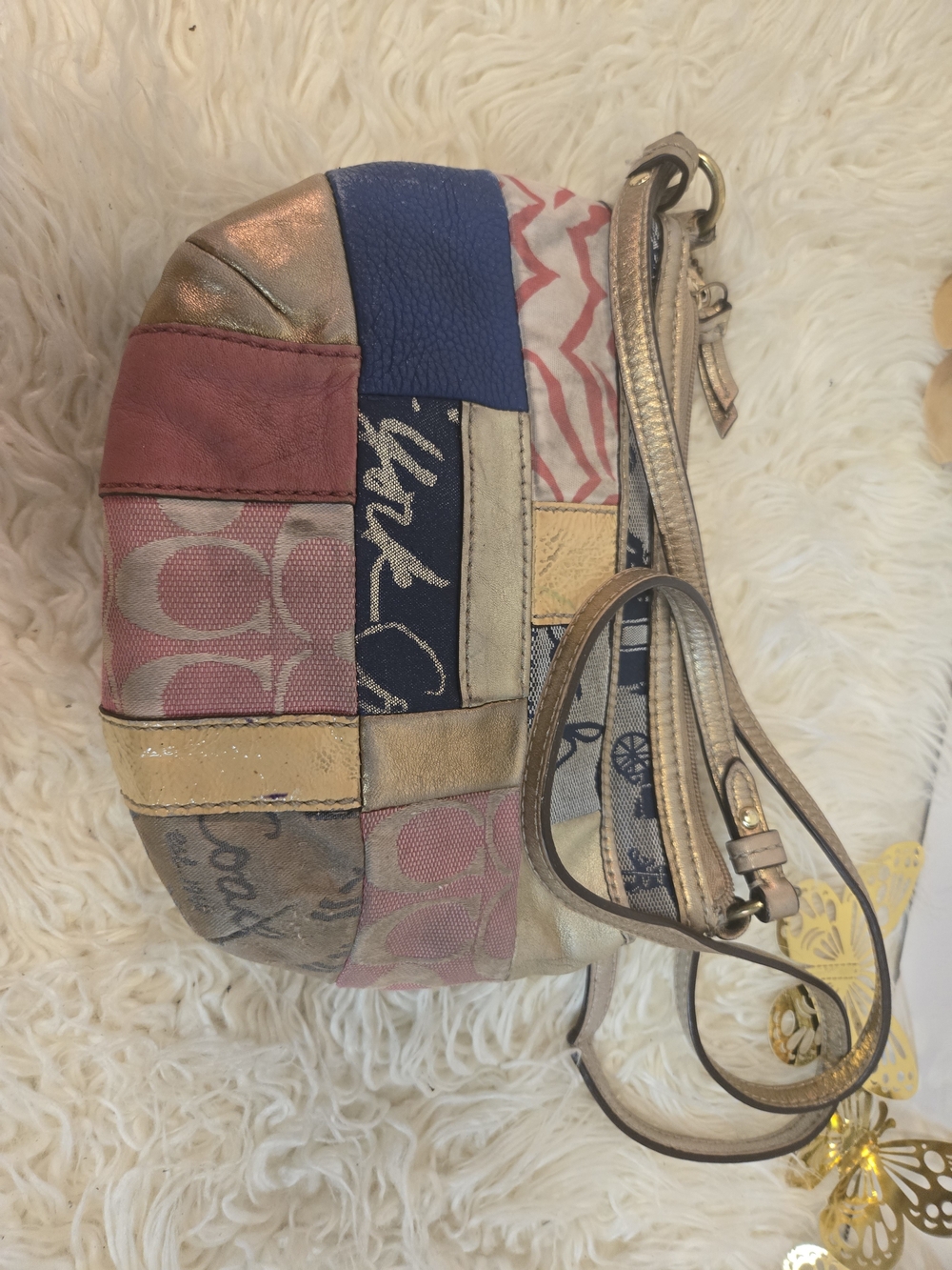 Coach Patchwork Crossbody Bag - Multicolor